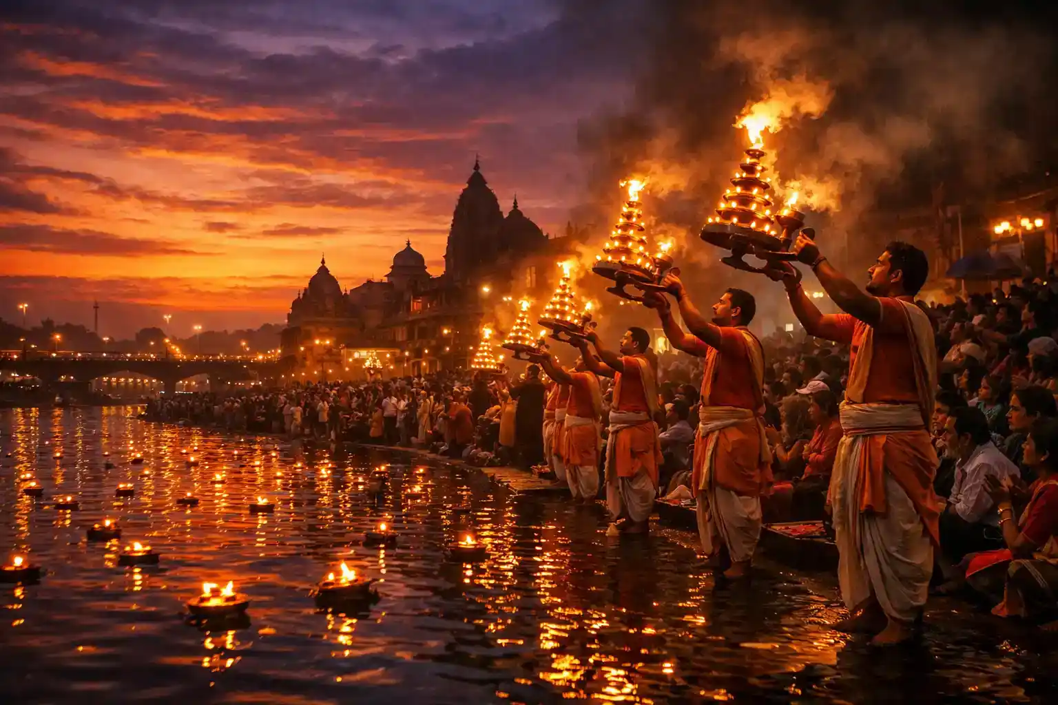 Sadhus at Nashik Kumbh Mela